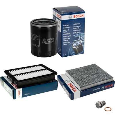 BOSCH Inspektionspaket Filterset Filterpaket für Honda CR-V IV RM_ 2.0 iVTEC