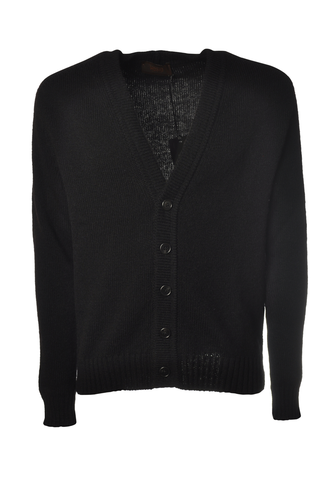 Кардиган con bottoni в контрасте с модными чулками Taglia M-XL цвет nero 32990₽