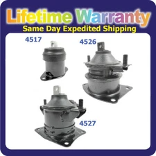 M075 Engine Mount Set 3PCS For Honda Accord 3.0L 2003-2007 Auto 4526 4527 4517