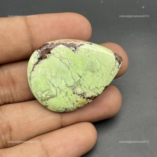 Australian Lemon Chrysoprase Loose Cabochon Designer Gemstone Natural - Picture 16 of 31