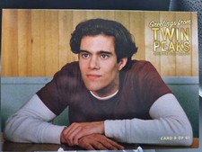 TWIN PEAKS - RARE GOLD BOX DVD POSTCARD No.9 - BOBBY BRIGGS (DAVID LYNCH)