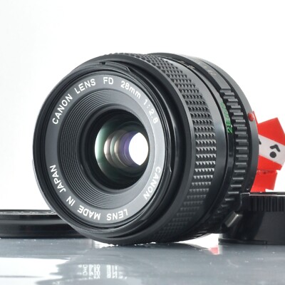 Canon New FD 28mm Wide Angle Prime Lens from Japan [Near Mint]