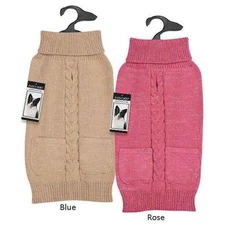 Metallic  Dog Turtleneck Sweater Pet  Zack & Zoey Elements Apparel 