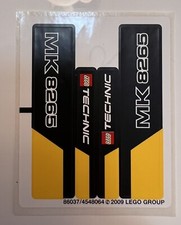 Lego 8265 Original Aufkleber Sticker 86037/4548064 8265stk01