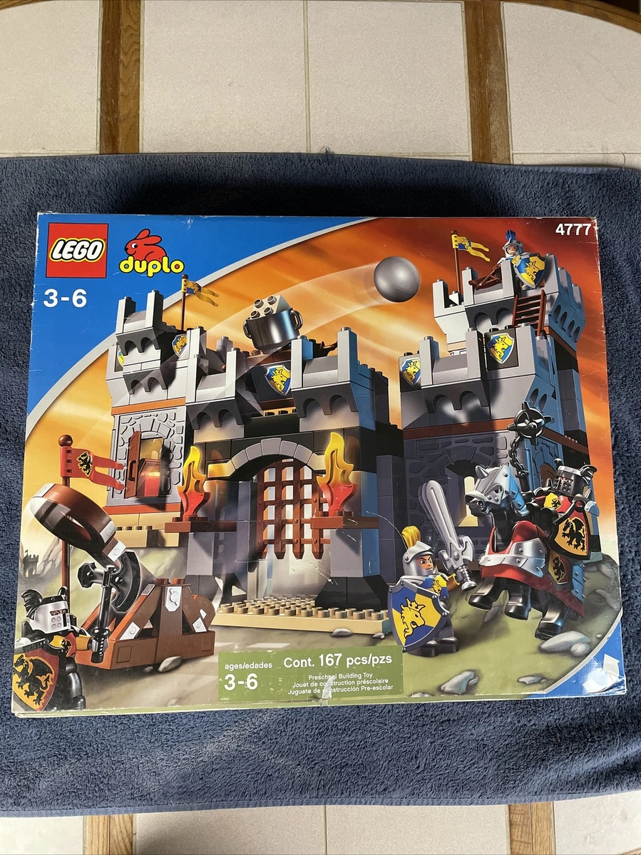 Rengør soveværelset Monopol Aktiv LEGO Duplo 4775 Knight &amp; Squire &amp; 4777 Knights' Castle Incomplete |  eBay