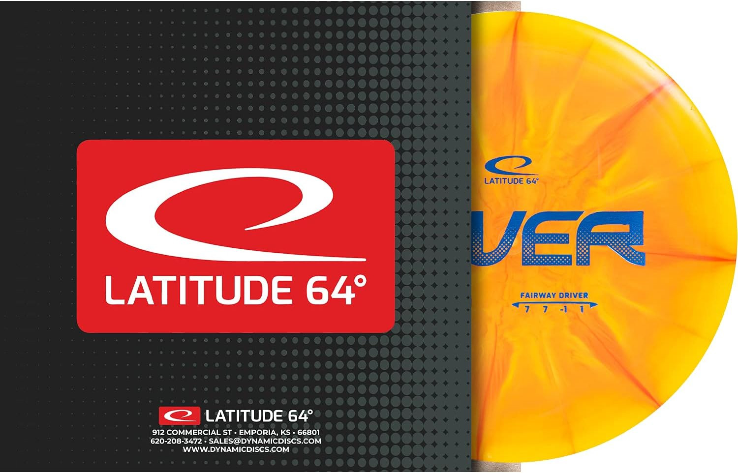 Latitude 64 Retro Burst River | Disc Golf Fairway Driver | Easy-To-Throw Disc Go