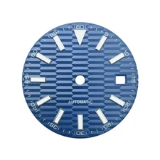 29mm Metal Watch Dials for Miyota 8215 DG2813 Movements Blue Red Black Lumed