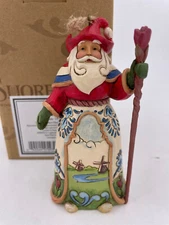 Enesco Jim Shore -  Dutch Santa Orn (4.5") #4034400