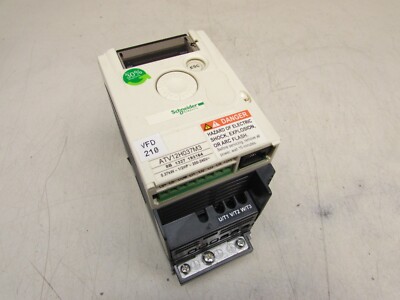 TELEMECANIQUE ATV12H037M3 VARIABLE SPEED DRIVE 1/2HP 200-240V XLNT USED TAKEOUT 
