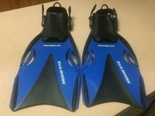 AQUA-LUNG US DIVERS POWERFLEX FINS SCUBA DIVE M 7-10 40-44 BARELY USED