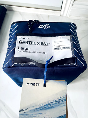 NEW Burton Mine 77 Cartel EST Snowboard Bindings Limited Edition LARGE RARE