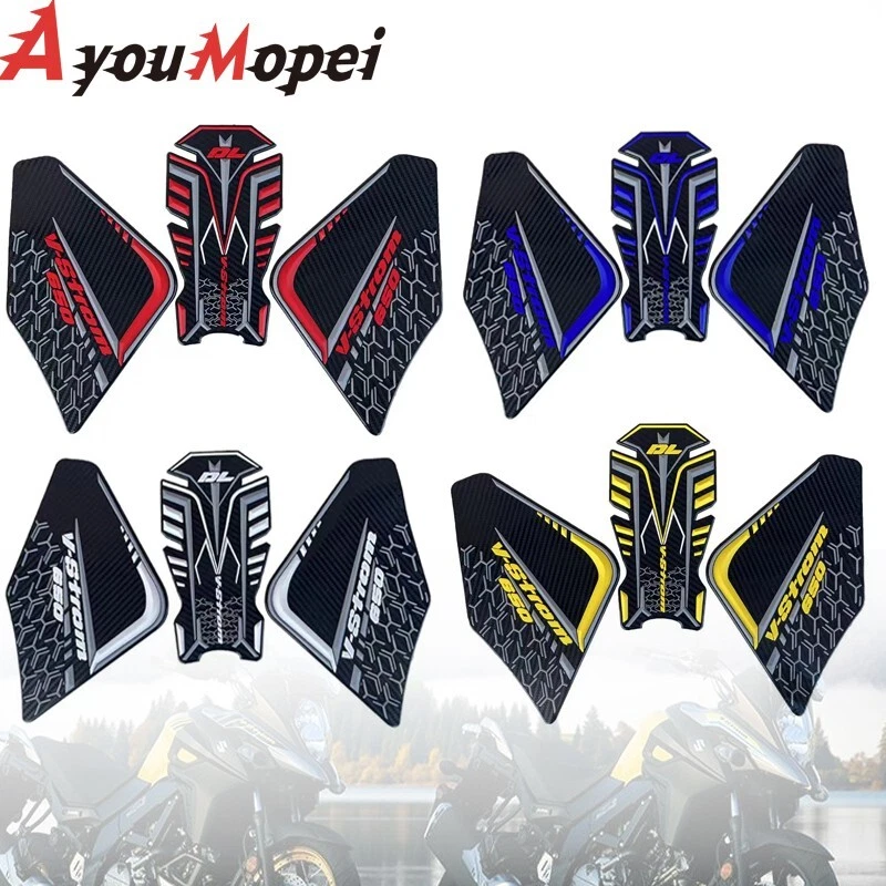 Cubierta adhesiva de gas combustible para Suzuki Vstrom DL650 DL V-STROM 650 XT Foto 2 de 4