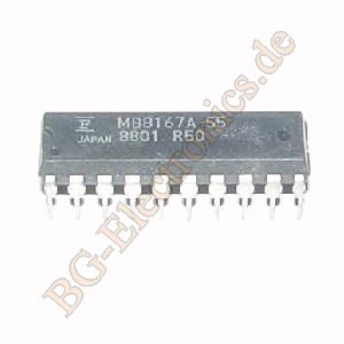 1 x MB8167A-55 General-Purpose Static RAM - Auto Power Do Fujitsu DIP-20 1pcs - Picture 1 of 1