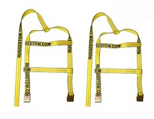 2 X 5 Tow Dolly Wheel Straps With Flat Hooks Yellow Webbing 3335lb 1 Pair 2 X 5 Tow Dolly Wheel Straps With Flat Hooks Yellow Webbing 3335lb 1 Pair