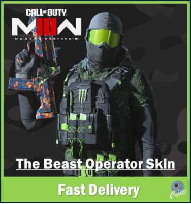 Call of Duty Modern Warfare III 3 - The Beast Operator Skin - Code - Global