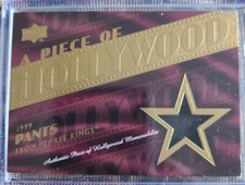 2008 UD Baseball GEORGE CLOONEY THREE KINGS A PIECE OF Hollywood PANTS Mem.
