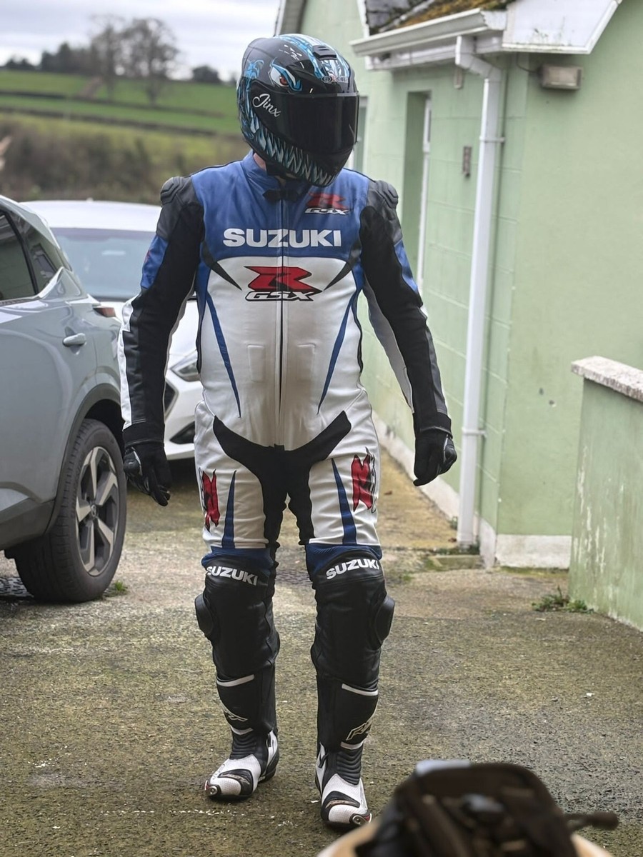 New Suzuki GXSR Motorcycle Biker One Piece Men Motorbike