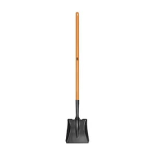 Expert Gardener 47 in. Long Wood Handle Transfer Shovel