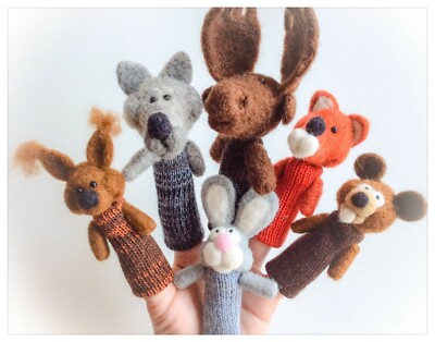 Forest Animals Finger Puppets