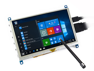 Waveshare 800x480 5inch Resistive Touch Screen LCD for Raspberry Pi 4B/3B+/3B