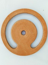 GUARNIZIONE IN CUOIO VALVOLA DI FONDO A PIATTELLO POMPA A MANO N.2 ELEPHAS