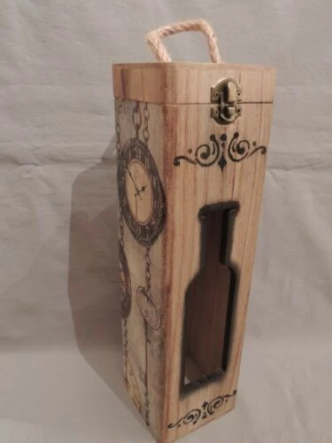 Cajas de vino de madera hechas a mano