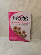 Heartfelt Creations Paper crafting 3D Flower Shaping Mold - Rustic Sunflower