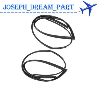 Pair For Honda 2003-07 Accord Window Run Channel Molding Glass Guide Seal Front 