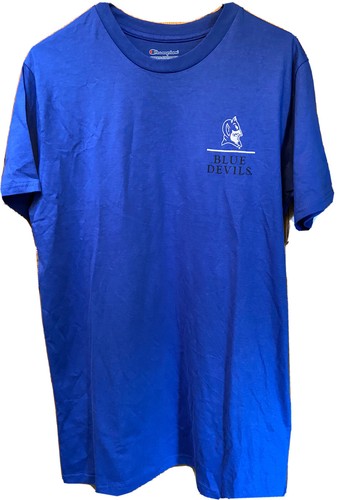 Champion Licensed Mens Duke Blue Devils Short Sleeved T Shirt Size Lg NEW
