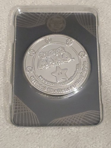 2016 Super Mario Princess Peach Official Challenge Mint Coin Nintendo - Picture 2 of 2