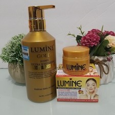 Lumine Gold Extra Whitening Body Lotion 400ml And Face Cream 30g