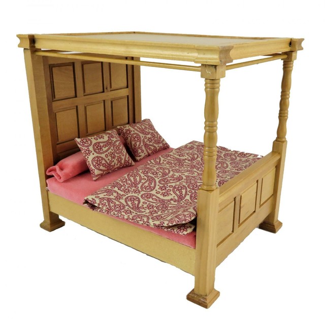 dolls house four poster bed