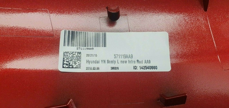 Original KIA Venga YN Side Mirror Cover New-Infra-Red AA9 Left 571119 ...