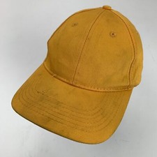 Port Company Youth Blank Yellow Ball Cap Hat Adjustable Baseball
