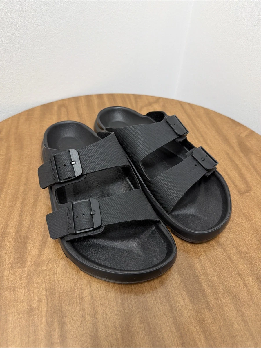 Used Birkenstock Men\'s Black double strap Sandals size 13 Birkenstock Strap Sandals for Men for sale | eBay main image 4