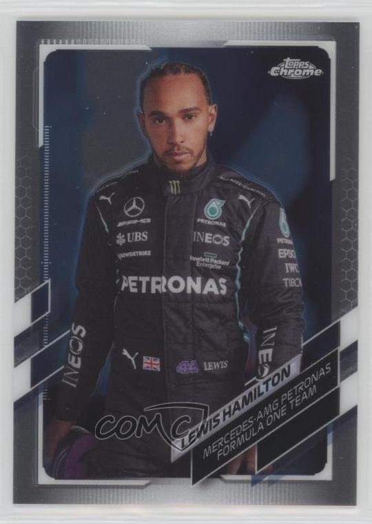 2021 Topps Chrome Formula 1 F1 Racers Lewis Hamilton #1 0f5t