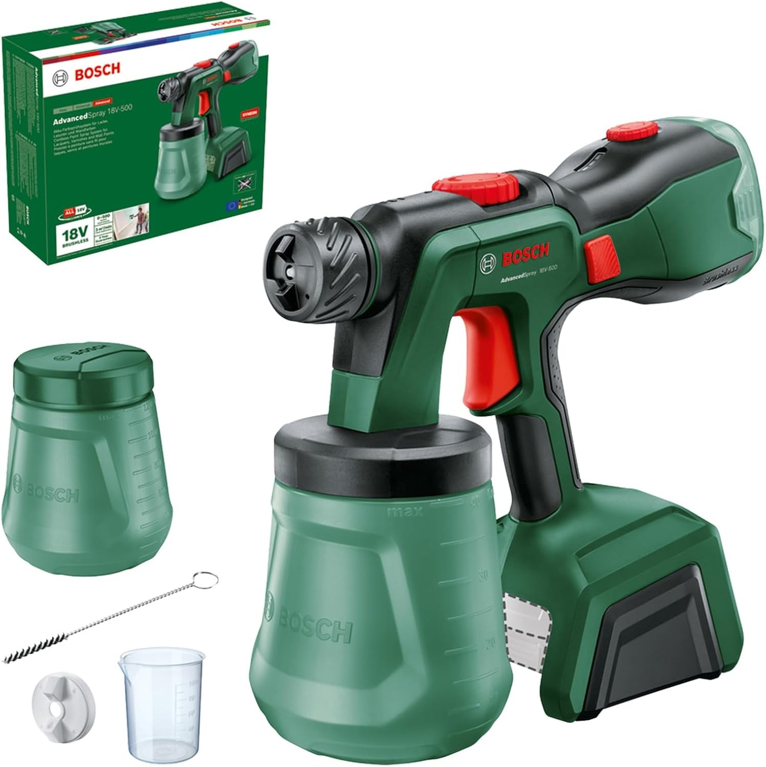 Bosch Home And Garden Bosch Advancedspray 18V-500 P4a 18V Cordless Paint Spray System - Image 2