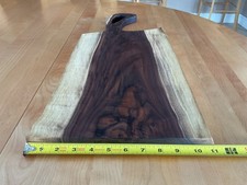 Charcuterie board SOLID AMERICAN WALNUT LIVE EDGE USA