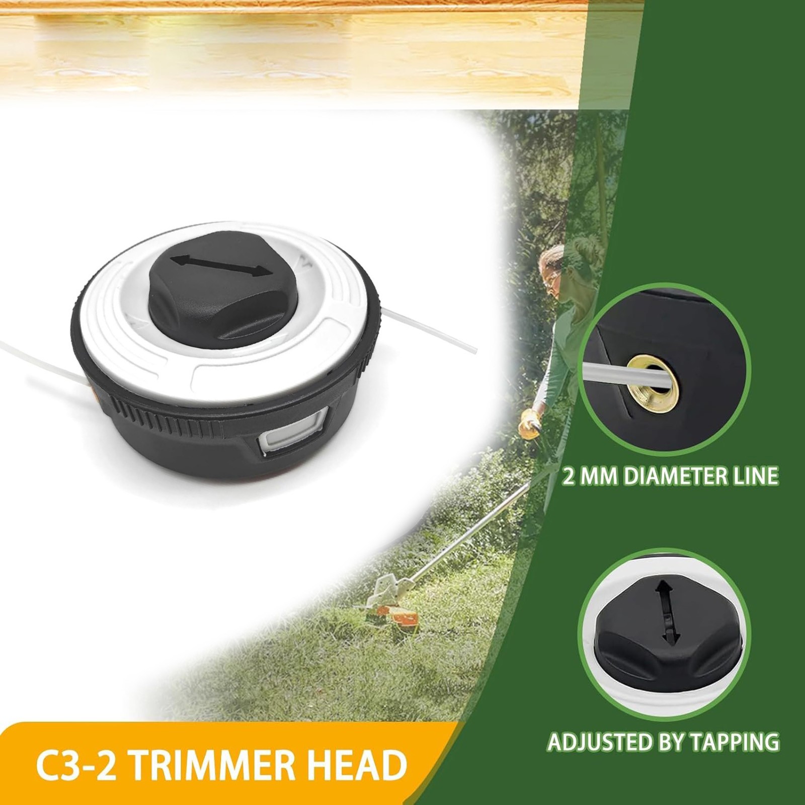 For Stihl Trimmer Head Replacement 4009 710 2106 FSA 57 (5 Serial) 2020+ Models