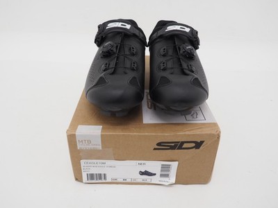 NEW! Sidi Eagle 10 MEGA Clipless Mountain Bike Shoes EU 44 US 10.5 WIDE Black