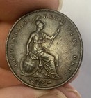 Great Britain 1854. 1 Penny - Victoria 1st portrait.  KM#739  INV#7199 — photo 2