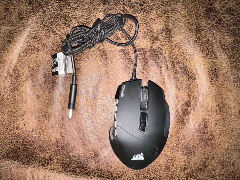 Corsair Scimitar Elite Optical Gaming Mouse Black, RGB LED, MMO - Image 4 of 4