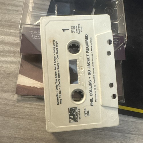 Phil Collins: No Jacket Required - Cassette Tape 1985 - Tested and Working - Picture 5 of 5