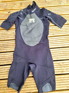 Body Glove Method Men’s Shortie Wetsuit Black/Grey Short Sleeve Size XL