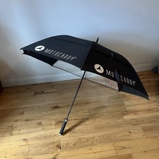 Motocaddy Clearview Golf Umbrella Black White Auto Opening 