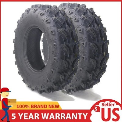 2 Set ATV Tires 26x9-12 UTV ATV All-Terrain ,Trail Sand Off-Road 6PR Mud Tires