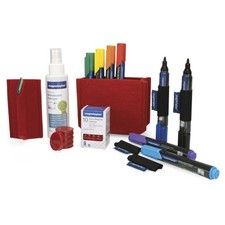 magnetoplan Whiteboard Essentials Kit, Rot