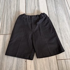 Boys Tom Sawyer Elderwear Black Uniform Shorts Adjustable Waist Size 6