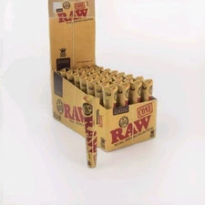 Cones Classic King Size | 32 Packs | Natural Pre Rolled Rolling Paper with Ti...