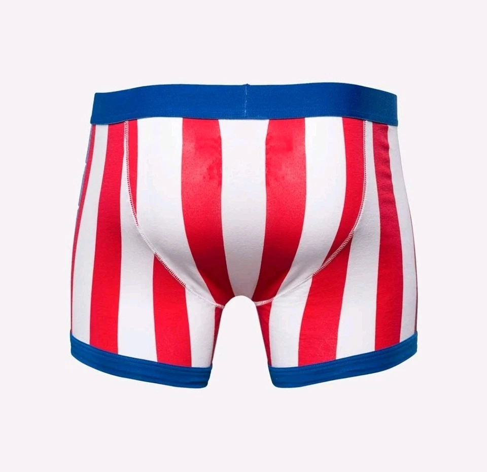 Calzoncillos boxer Contenders bandera americana para hombre rojo blanco azul rayas APOLLO CREED Foto 4 de 4